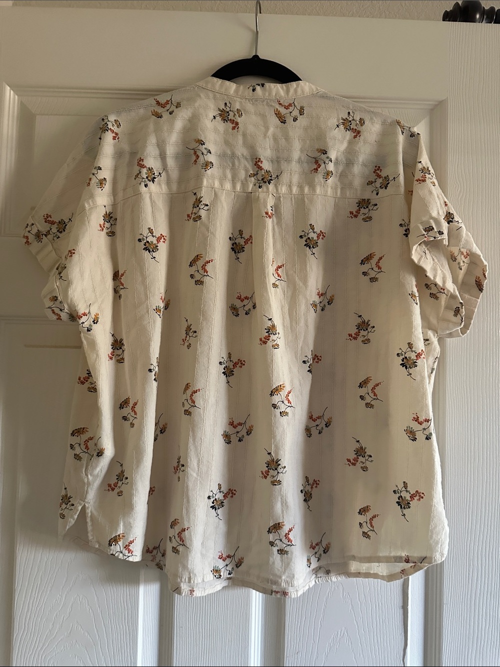 Madewell Bower Popover Shirt in Marseille Daisies Size L - Picture 12 of 13